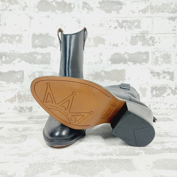 NEW Franco Sarto Women’s Germaine Black Western Ankle Bootie C127 - Picture 8 of 11